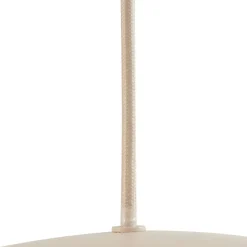 Lucande hanglamp Malisa, beige, 3-lamps, metaal, 90 cm