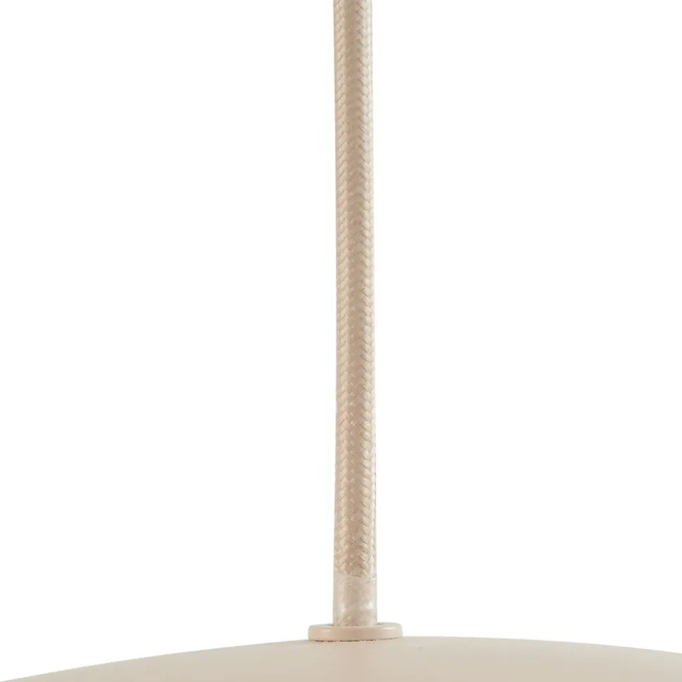Lucande hanglamp Malisa, beige, 3-lamps, metaal, 90 cm