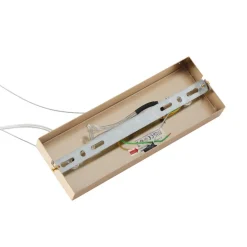 Lucande hanglamp Naelen, goud/oranje, 125 cm, glas, G9