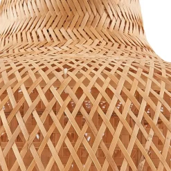 Lucande hanglamp Rasmina, bamboe, Ø 50 cm, 1-lamp