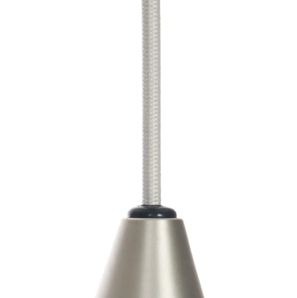 Lucande hanglamp Sharvil, 3-lamps, wit, glas, 97cm