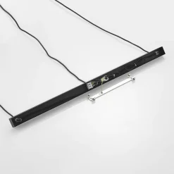 Lucande hanglamp Wilja, amber, glas, 111 cm, 3-lamps, E27