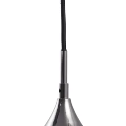 Lucande Jarven hanglamp, 3-lamps, zwart, glas