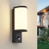 Lucande Jokum LED buiten wandlamp, IP54, sensor