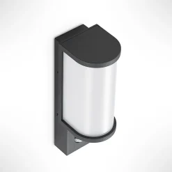 Lucande Jokum LED buiten wandlamp, IP54, sensor