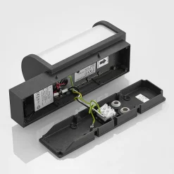 Lucande Jokum LED buiten wandlamp, IP54, sensor