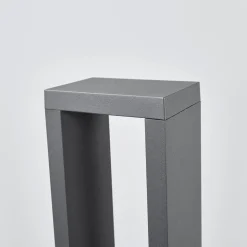 Lucande Jupp LED tuinpadverlichting, set van 4, 90 cm, antraciet, IP54