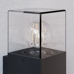 Lucande Keke buitenwandlamp met sensor