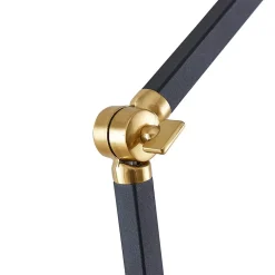 Lucande Kemoni tafellamp met stoffen kap