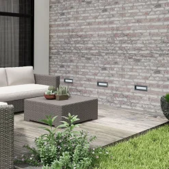 Lucande Lachlain LED-wandinbouwarmatuur v.buiten