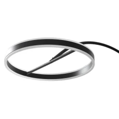 Lucande LED booglamp Jekta, zwart, 183 cm, dimbaar