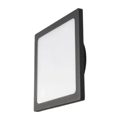 Lucande LED buiten plafondlamp Mabella, 23 cm, antraciet