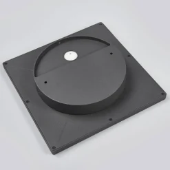 Lucande LED buiten plafondlamp Mabella, 23 cm, antraciet