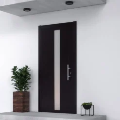 Lucande LED buiten plafondlamp Kelissa, rond, zwart