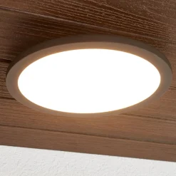 Lucande LED buiten plafondlamp Malena, bewegingsmelder, IP65