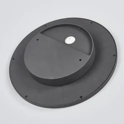 Lucande LED buiten plafondlamp Malena, bewegingsmelder, IP65