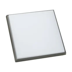 Lucande LED buiten plafondlamp Amra, 30 cm, hoekig, antraciet