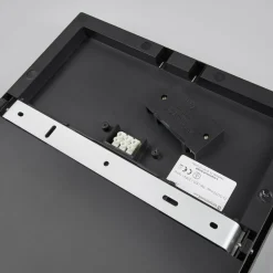 Lucande LED buiten plafondlamp Amra, 30 cm, hoekig, antraciet