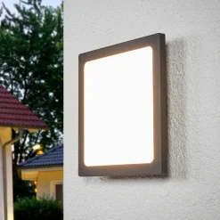 Lucande LED buiten plafondlamp Mabella, 23 cm, sensor, IP65