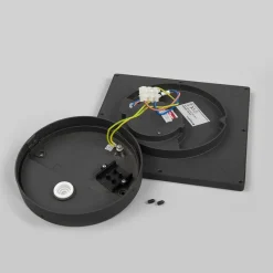 Lucande LED buiten plafondlamp Mabella, 23 cm, sensor, IP65