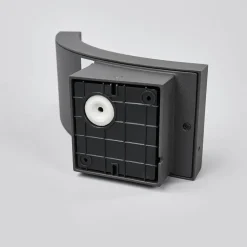 Lucande LED buiten wandlamp Juvia, 19 cm, antraciet, IP54