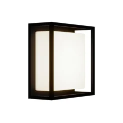 Lucande LED buiten wandlamp Ilirian, antraciet, aluminium, 25 cm