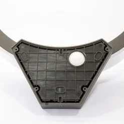 Lucande LED buiten wandlamp Half, sensor, antraciet, IP54