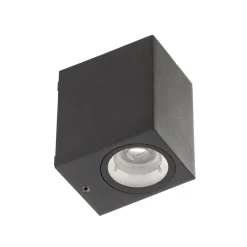 Lucande LED buiten wandlamp Tavi, antraciet, 9,5 cm, IP54