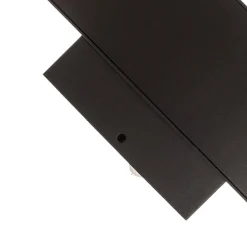 Lucande LED buiten wandlamp Lennik, 26cm, antraciet, metaal