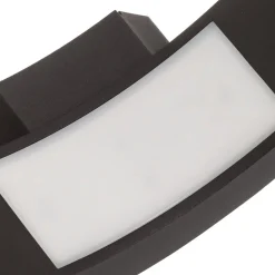 Lucande LED buiten wandlamp Lennik, 26cm, antraciet, metaal