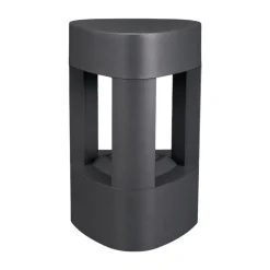 Lucande LED buiten wandlamp Pirron, driehoekig, metaal, IP54