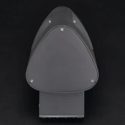 Lucande LED buiten wandlamp Pirron, driehoekig, metaal, IP54