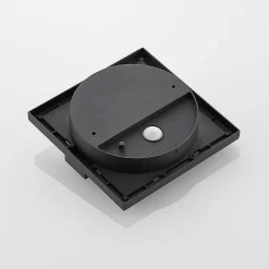 Lucande LED buiten wandlamp Gylfi, 20 cm, zwart, sensor