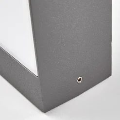 Lucande LED buiten wandlamp Lissi, 21 cm, antraciet, IP54