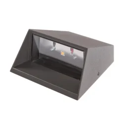 Lucande LED buiten wandlamp Hanno, antraciet, metaal, IP54