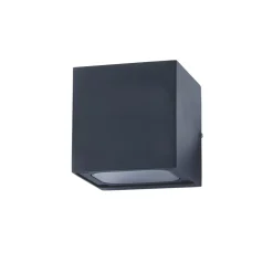 Lucande LED buiten wandlamp Merjem, 10 cm, omhoog/omlaag, IP54