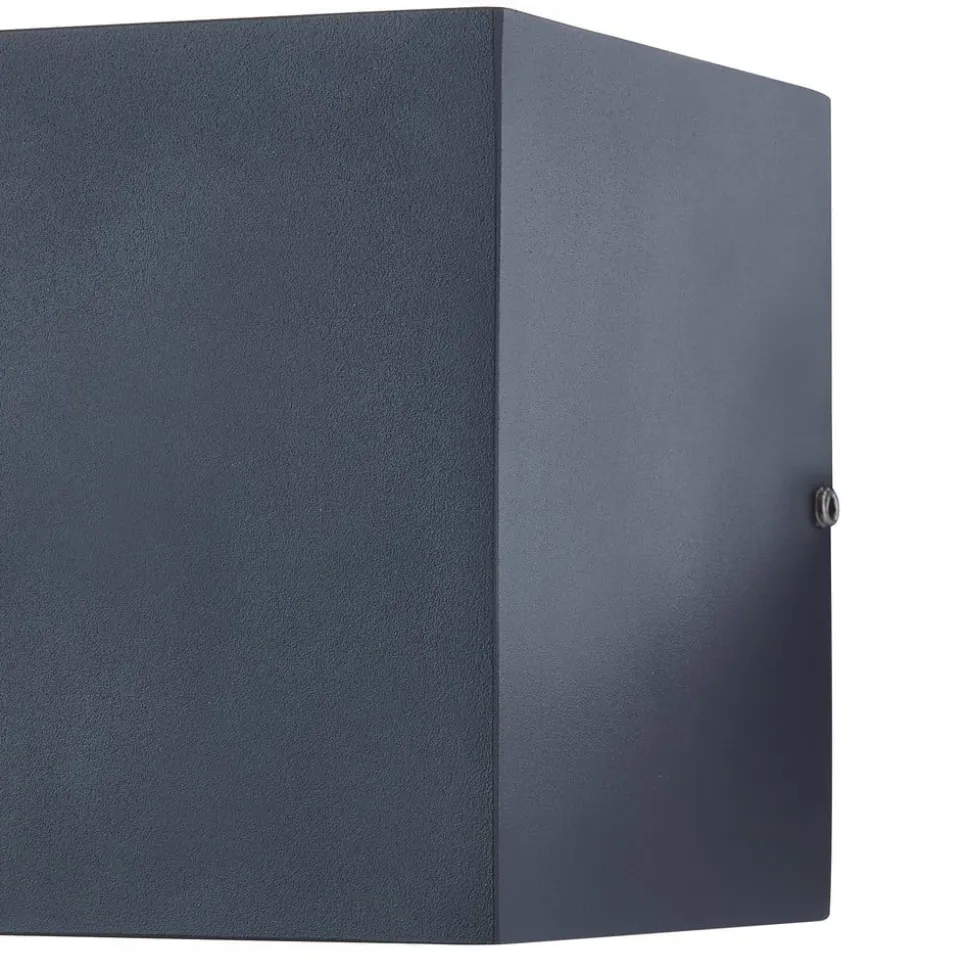 Lucande LED buiten wandlamp Merjem, 10 cm, omhoog/omlaag, IP54