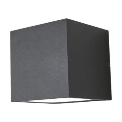 Lucande LED buiten wandlamp Merjem, 12 cm, down, IP54