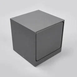 Lucande LED buiten wandlamp Merjem, 12 cm, down, IP54