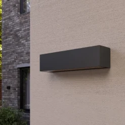 Lucande LED buiten wandlamp Virgalia, bewegingsmelder, IP54