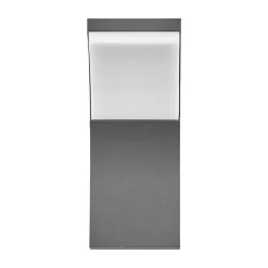 Lucande LED buiten wandlamp Timm, 20 cm, antraciet, IP54
