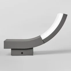 Lucande LED buiten wandlamp Timm, 20 cm, antraciet, IP54