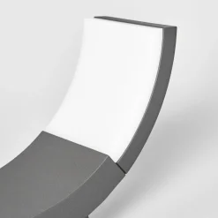 Lucande LED buiten wandlamp Timm, 20 cm, antraciet, IP54