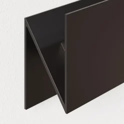 Lucande LED buiten wandlamp Meja, zwart, metaal, IP54