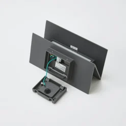 Lucande LED buiten wandlamp Meja, zwart, metaal, IP54