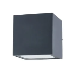 Lucande LED buiten wandlamp Merjem, 12 cm, omhoog/omlaag, IP54