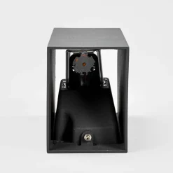 Lucande LED buiten wandlamp Mikka, 17 cm, antraciet, 2-lamps.