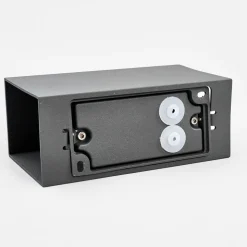 Lucande LED buiten wandlamp Mikka, 17 cm, antraciet, 2-lamps.