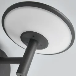 Lucande LED buiten wandlamp Fenia, antraciet, aluminium, IP65