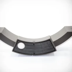 Lucande LED buiten wandlamp Half, 30 cm, antraciet, IP54